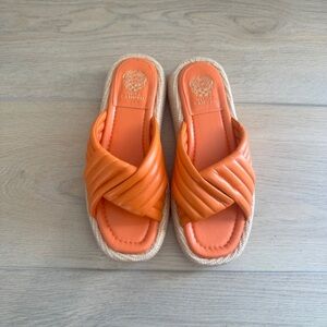 Vince Camuto Luesda Slide Sandal in orange